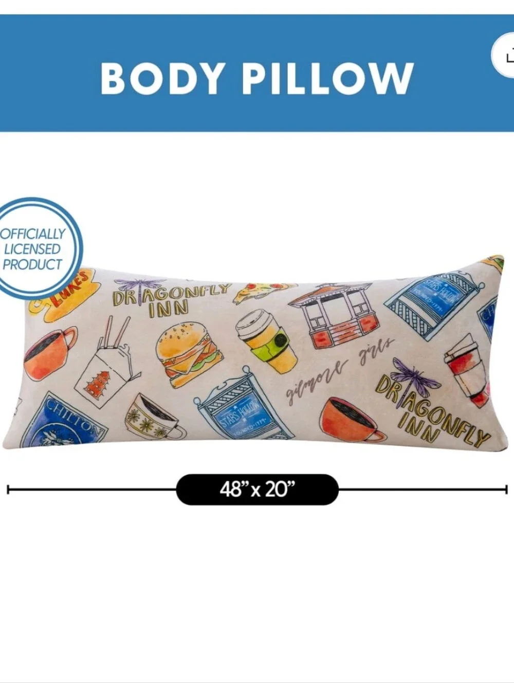 Gilmore Girls Body Pillow NEW